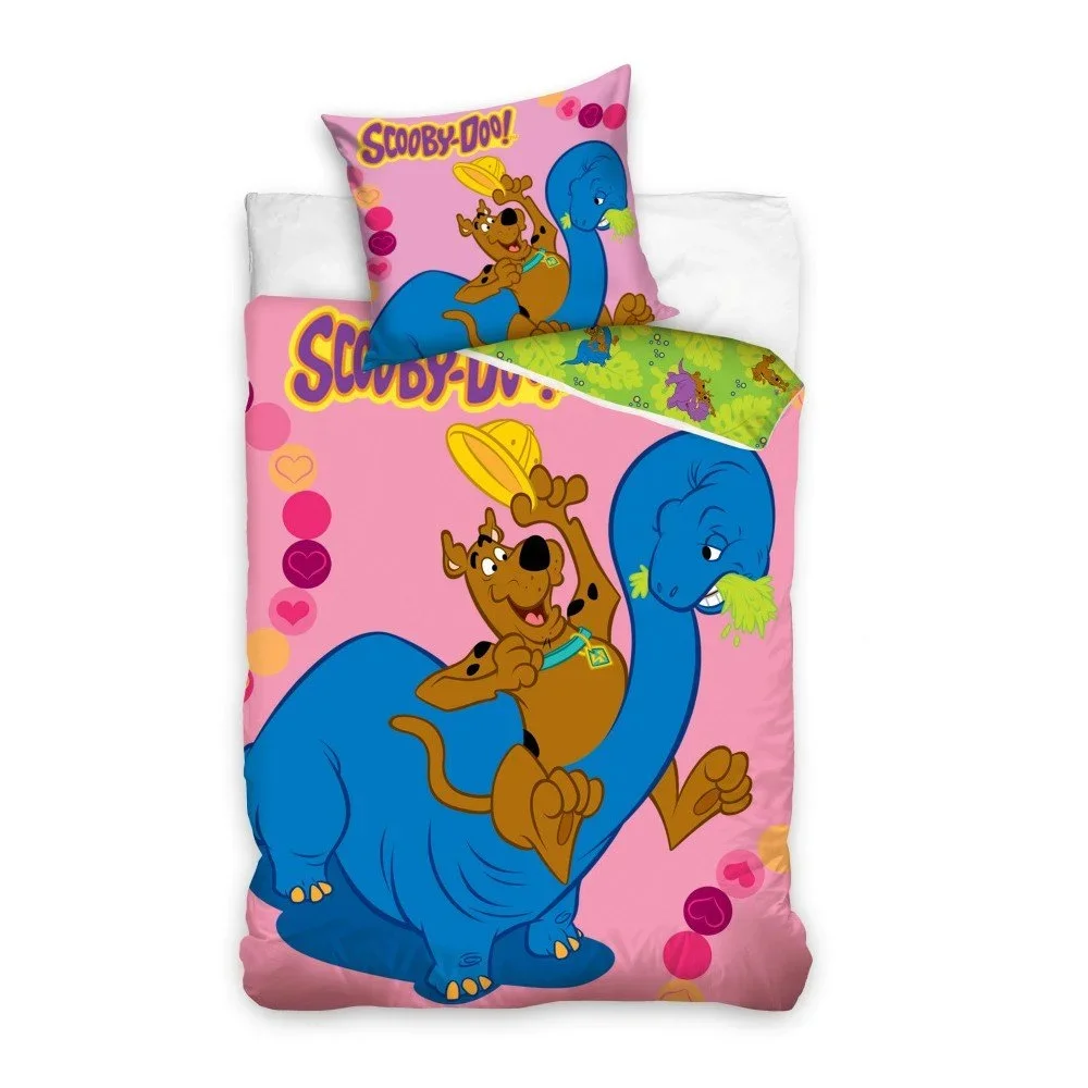 Dětské bavlněné povlečení na jednolůžko CARBOTEX ScoobyDoo and Dinosaur, 160 x 200 cm v:1312364