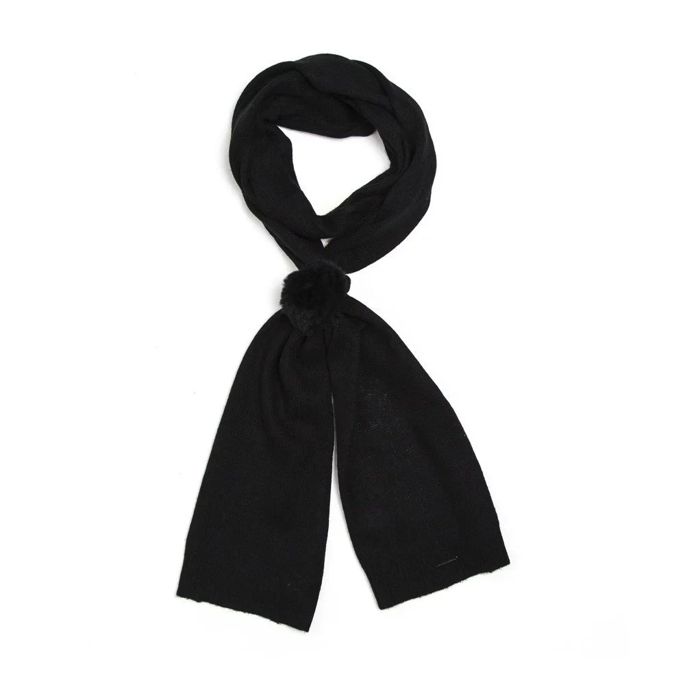Černá šála Silk and Cashmere Noir Garnir v:731670