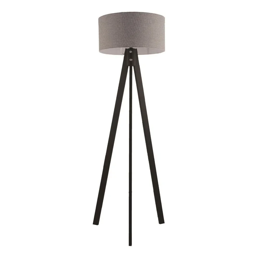 Volně stojící lampa s šedým stínítkem Masivworks Tripod v:1114446
