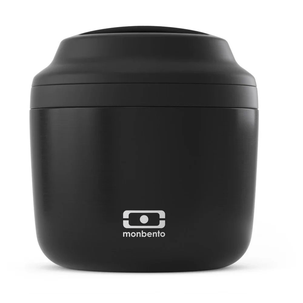 Černá svačinová dóza Monbento Element, 550 ml v:1398629