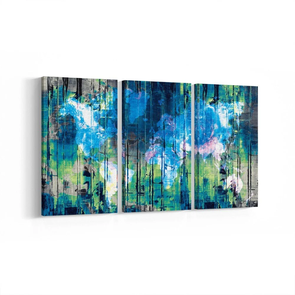 3-dílný obraz Aqua World, 30 x 60 cm v:956132