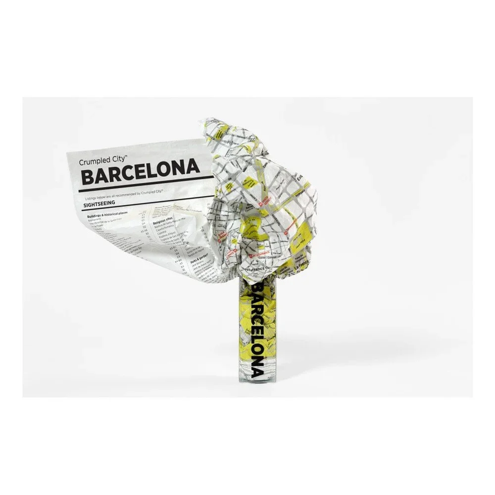 Zmačkaná cestovní mapa Palomar Barcelona v:829326