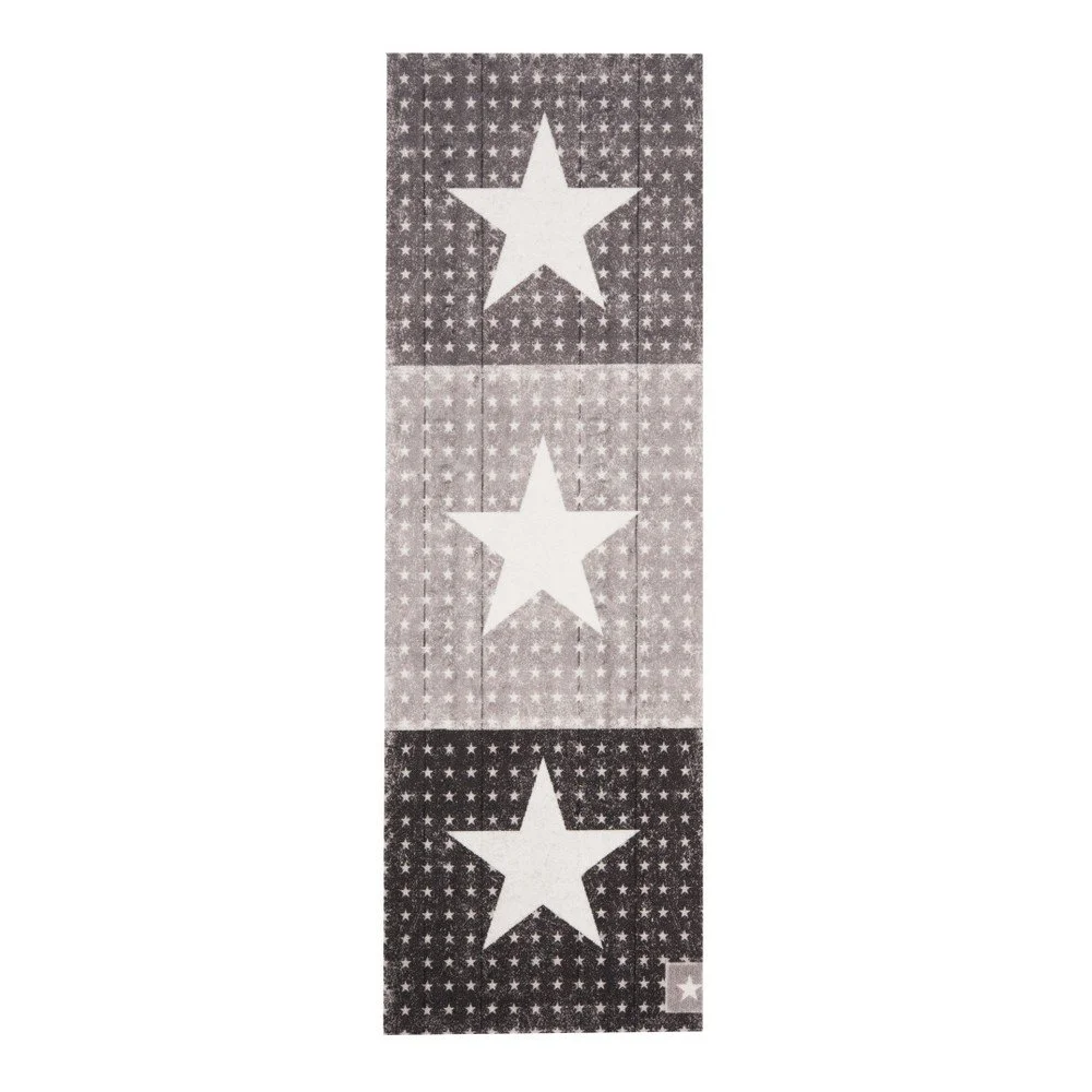 Šedý běhoun Zala Living Cook & Clean Star Boulevard, 45 x 140 cm v:974108