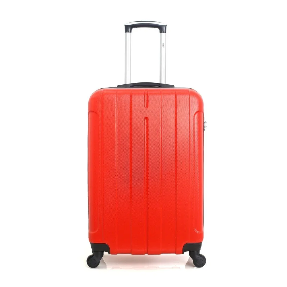 Červený cestovní kufr na kolečkách Hero Fogo, 60 l v:1236912