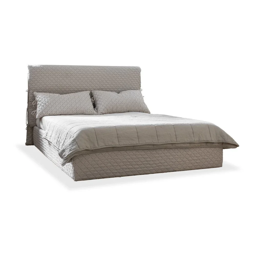Béžová čalouněná dvoulůžková postel s úložným prostorem s roštem 160×200 cm Sleepy Luna – Miuform v:1549112 Béžová čalouněná dvoulůžková postel s úložným prostorem s roštem 160×200 cm Sleepy Luna – Miuform v:1549112