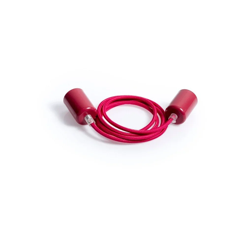 Stropní svítidlo Kolorowe Kable Loft Metal Line Raspberry Garden v:807028