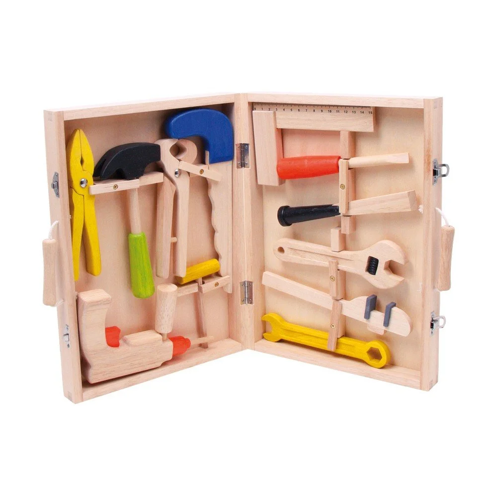 Dětský dřevěný set nářadí v kufříku Legler Toy v:1277588