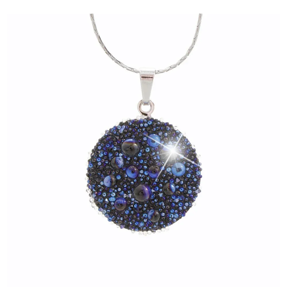 Náhrdelník se Swarovski Elements Laura Bruni Galaxy Deep v:969140