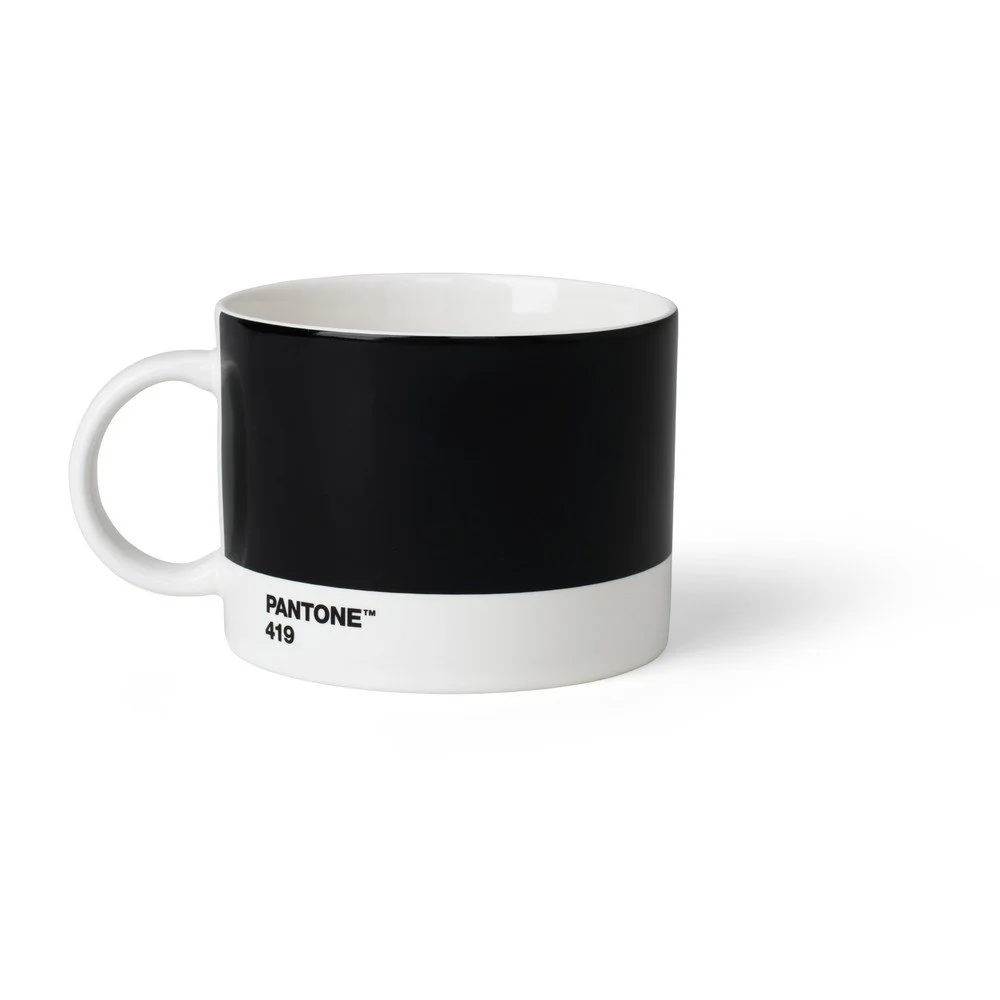Černý porcelánový hrnek 475 ml Black 419 – Pantone v:1202902