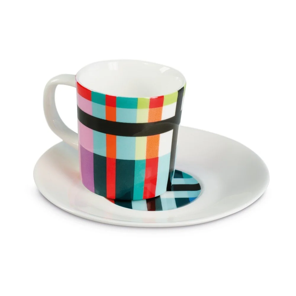 Set šálku a podšálku Remember Zig Zag, 75 ml v:695760