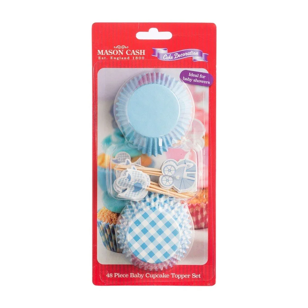 Set papírových košíčků a zápichů na cupcaky Mason Cash It´s a Boy v:1284052