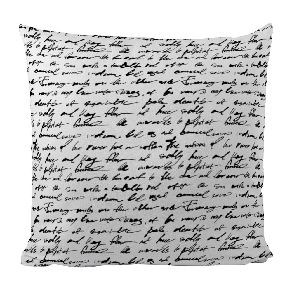 Polštář Black Shake Write it Down, 50 x 50 cm v:699260