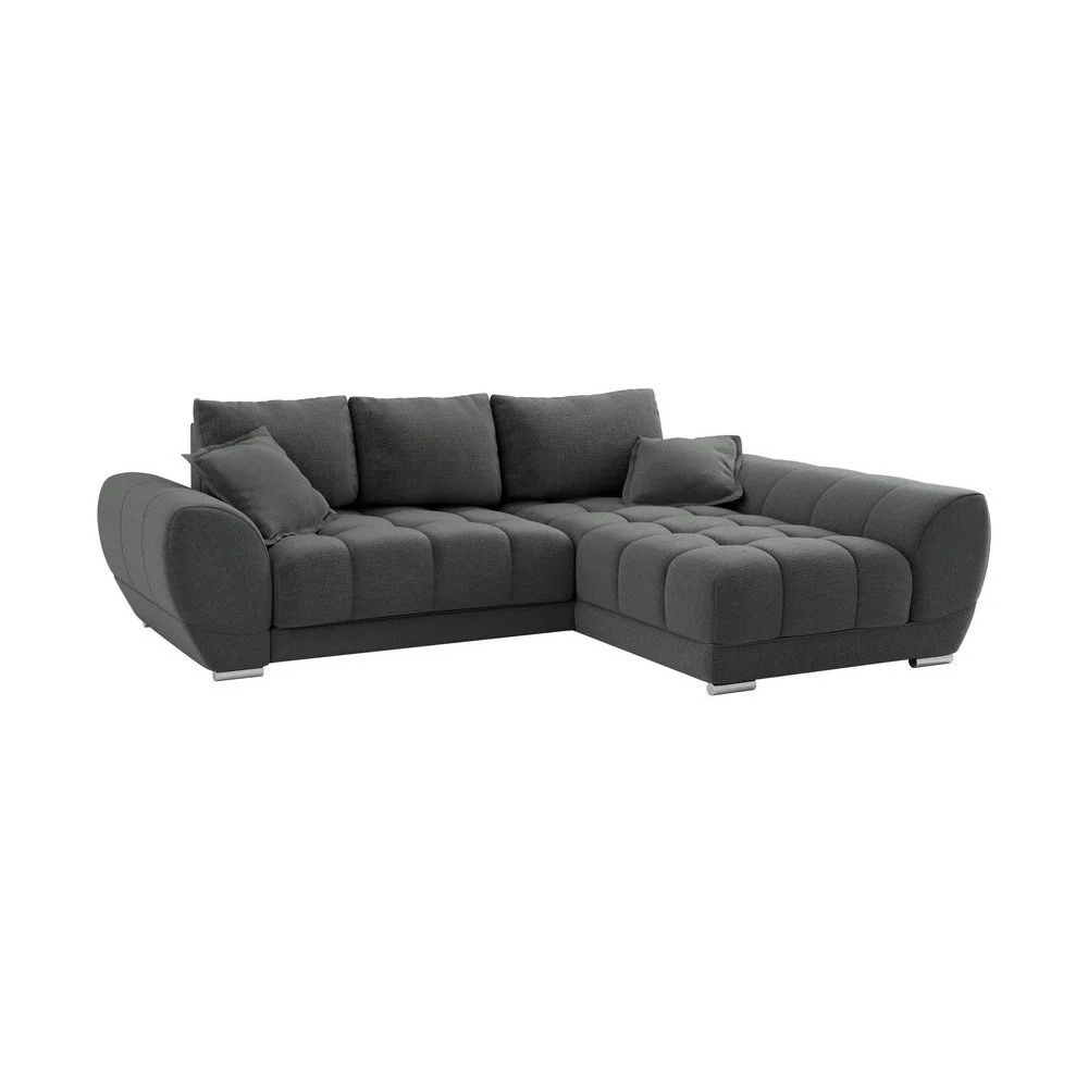 Tmavě šedá rozkládací rohová pohovka Windsor & Co Sofas Cloudlet, pravý roh v:1299364