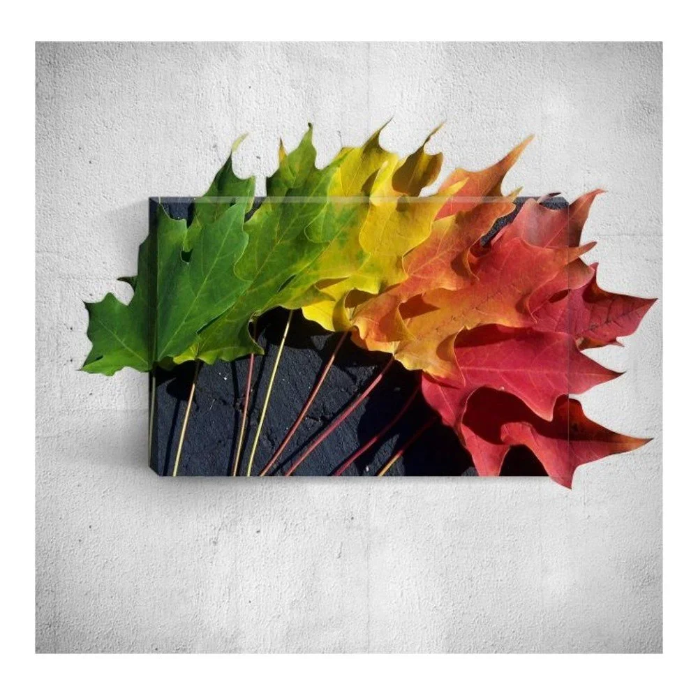 Nástěnný 3D obraz Mosticx Colourful Autumn Leafes, 40 x 60 cm v:1091100