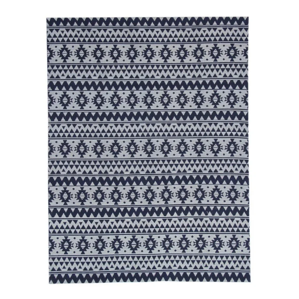 Ručně tkaný modrý koberec Kayoom Linea 322 Blau, 120 x 170 cm v:1043256