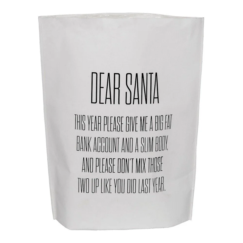 Papírový pytel na vánoční stromeček Bloomingville Dear Santa v:1314178