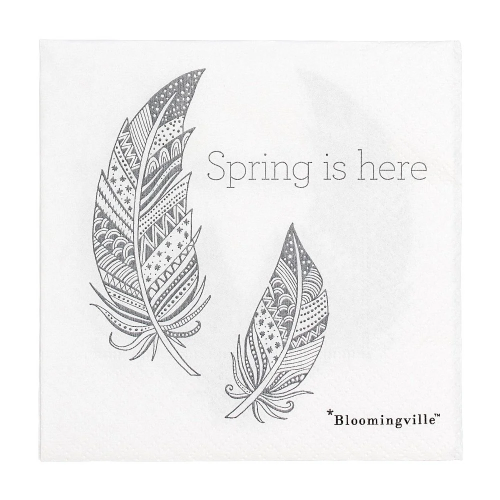 Sada 20 papírových ubrousků Bloomingville Spring, 25 x 25 cm v:1220636