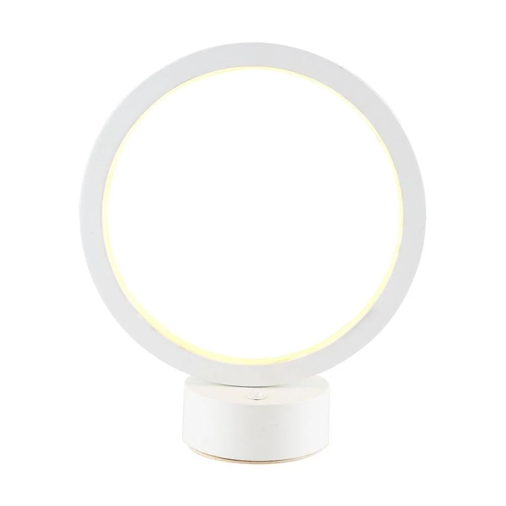 Bílá stolní lampa Jupiter v:1127862