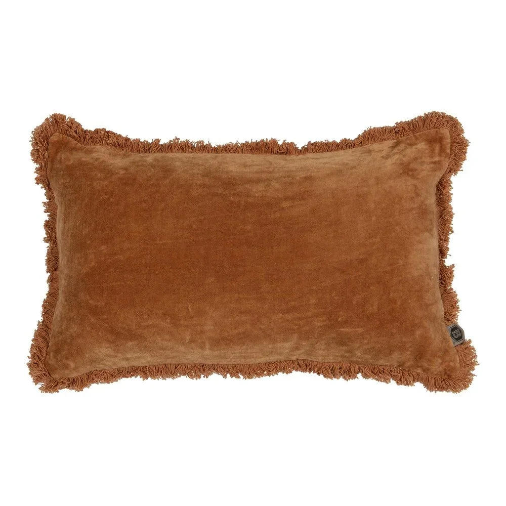 Hnědý dekorativní polštář BePureHome Velvet Syrup, 50 x 30 cm v:1359243