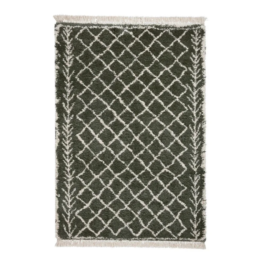 Tmavě zelený koberec Think Rugs Boho Lento Green, 120 x 170 cm v:1172398