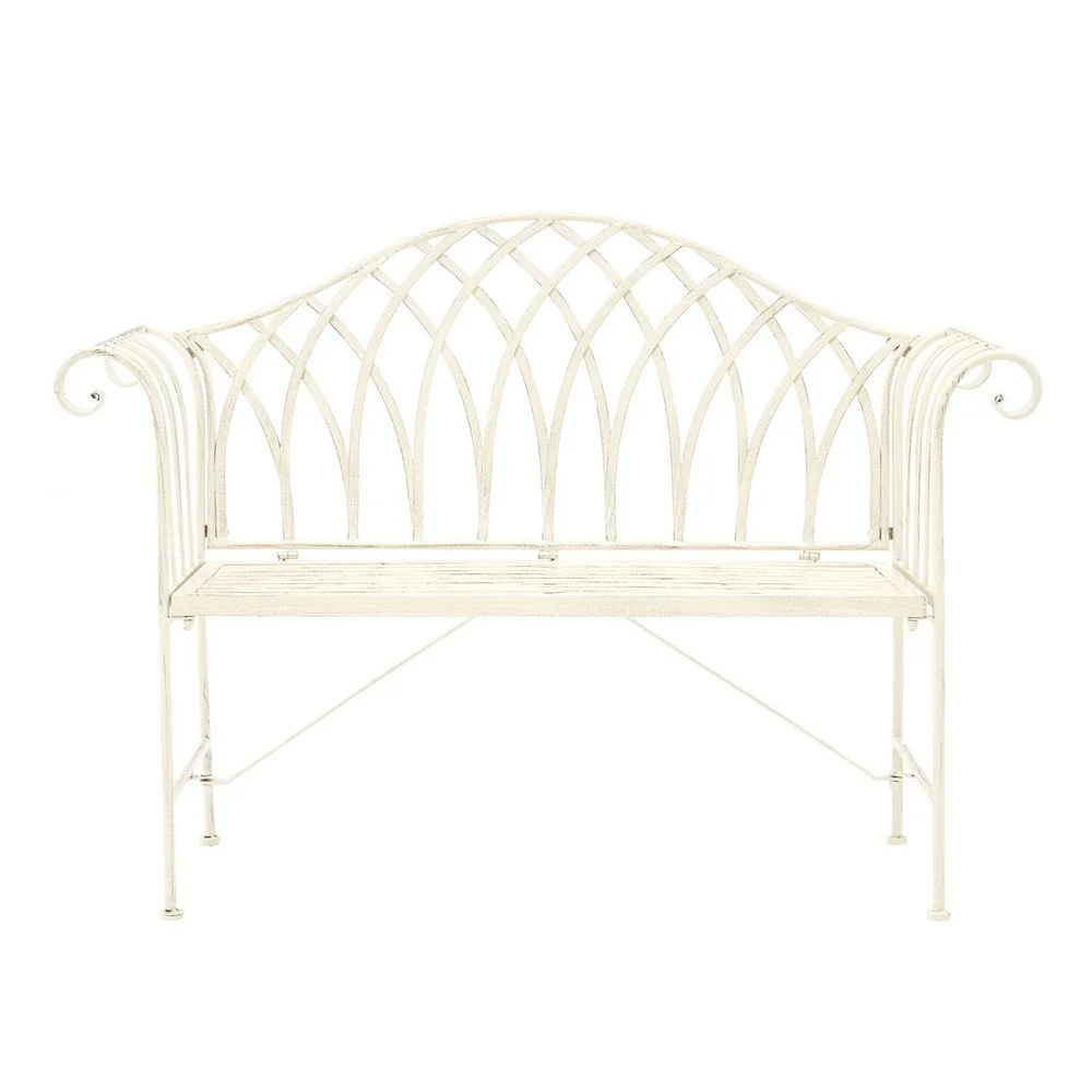 Krémová zahradní lavice Premier Housewares Jardin v:1252730