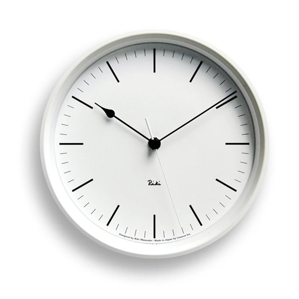 Bílé nástěnné hodiny Lemnos Clock Riki-Riki, ⌀ 20,4 cm v:864628 Bílé nástěnné hodiny Lemnos Clock Riki-Riki, ⌀ 20,4 cm v:864628