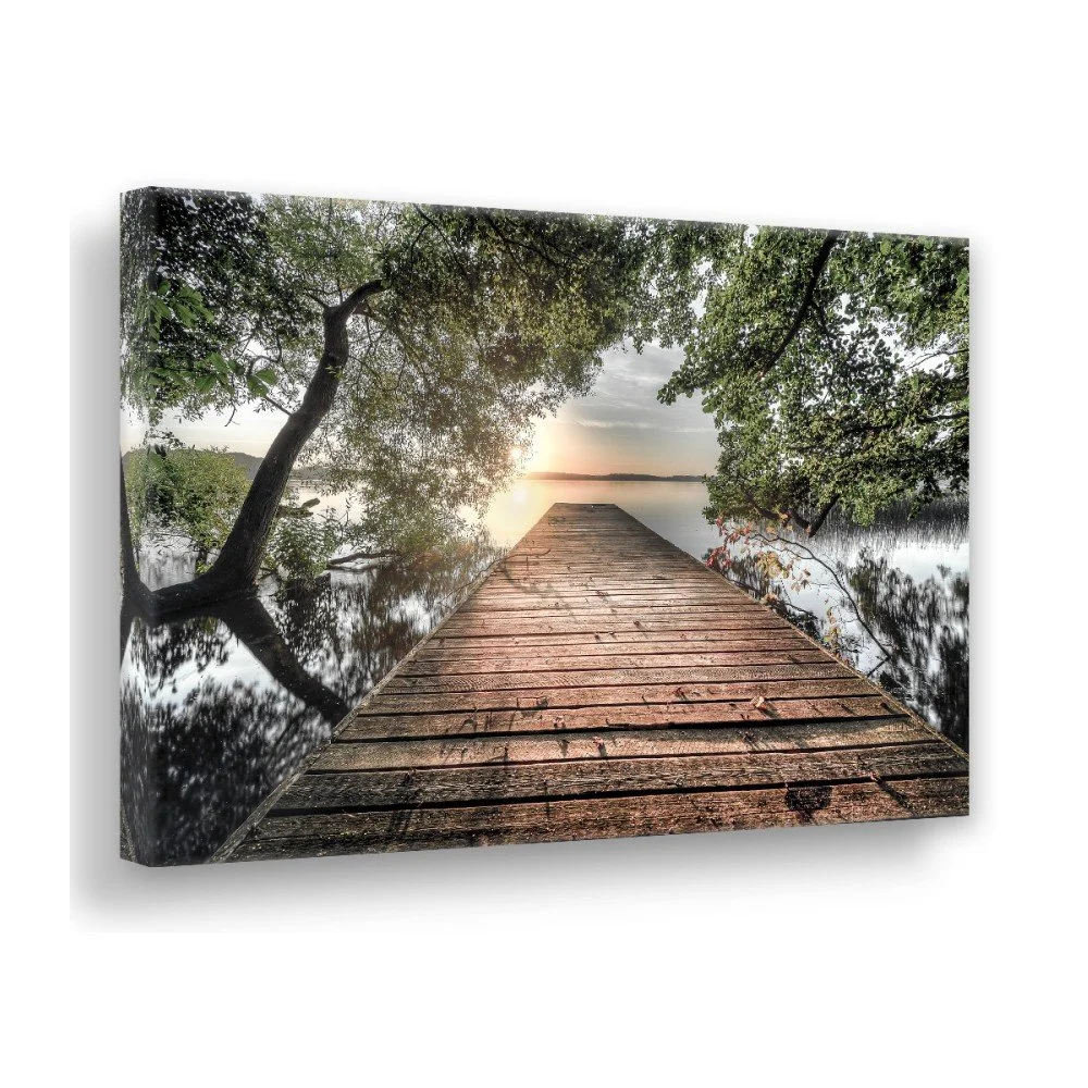 Obraz Styler Canvas By The Sea Lake View, 75 x 100 cm v:1144678