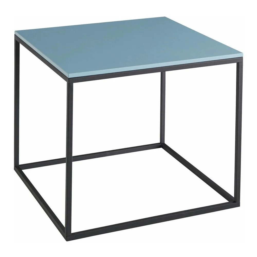 Konferenční stolek s modrou deskou Støraa Castana, šířka 50 cm v:943644
