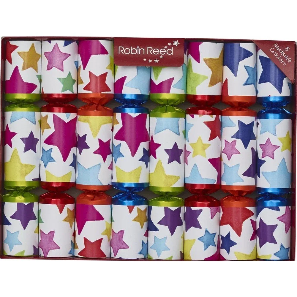 Sada 8 vánočních crackerů Robin Reed Jolly Stars v:1352973