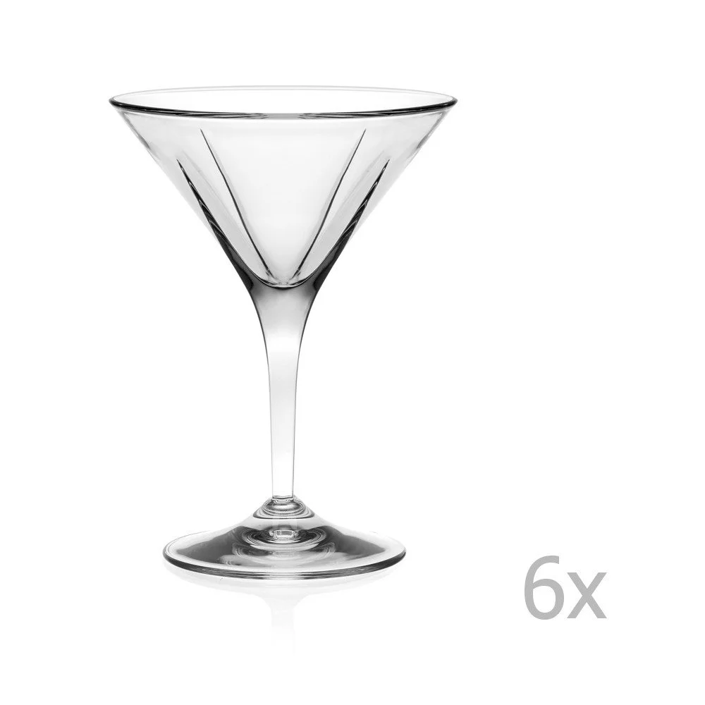 Sada 6 sklenic na martini RCR Cristalleria Italiana Sondrio, 170 ml v:846712