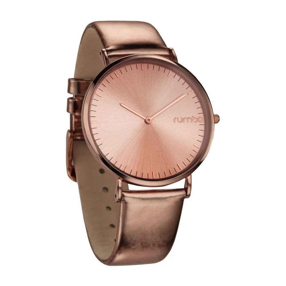 Růžovozlaté hodinky Rumbatime SoHo Metallic v:842184