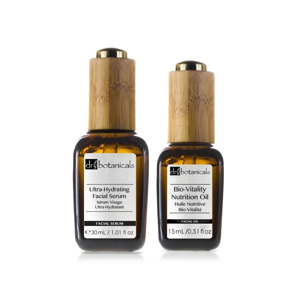 Set vyživujícího pleťového oleje a séra Dr. Botanicals Bio-Vitality Nutrition Oil And Ultra-Hydrating Serum v:872544