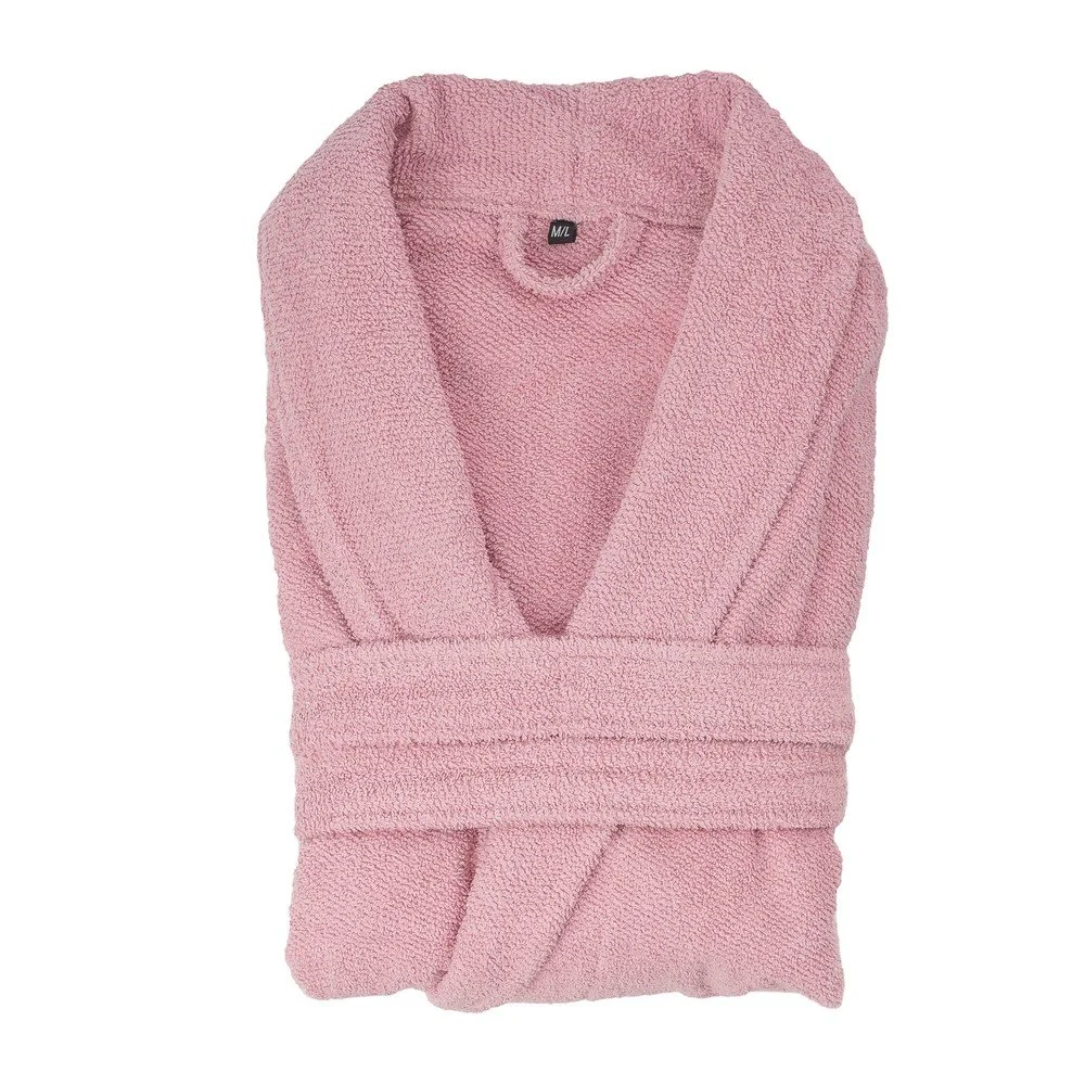 Starorůžový bavlněný župan Casa di Bassi, velikost XL/XXL v:912950