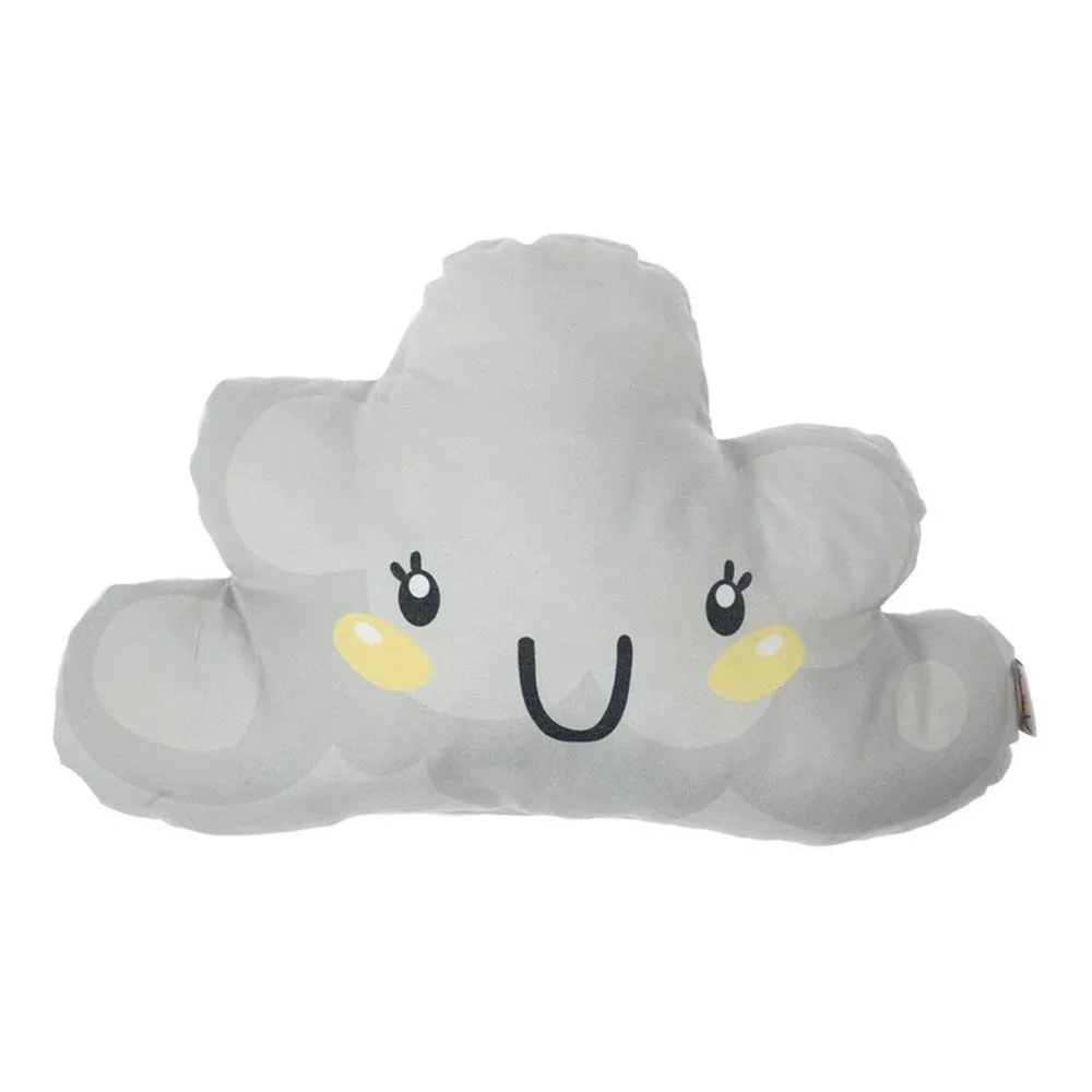 Šedý dětský polštářek s příměsí bavlny Mike & Co. NEW YORK Pillow Toy Arro, 21 x 40 cm v:1285002