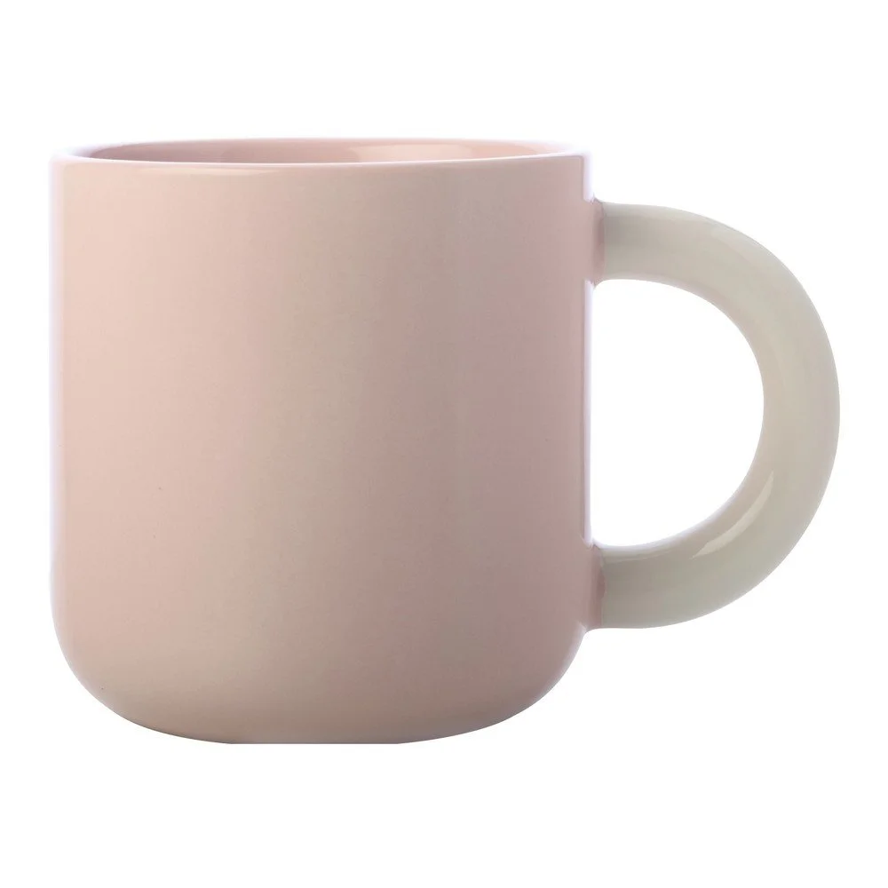 Světle růžový porcelánový hrnek 370 ml Sherbet v:1472276