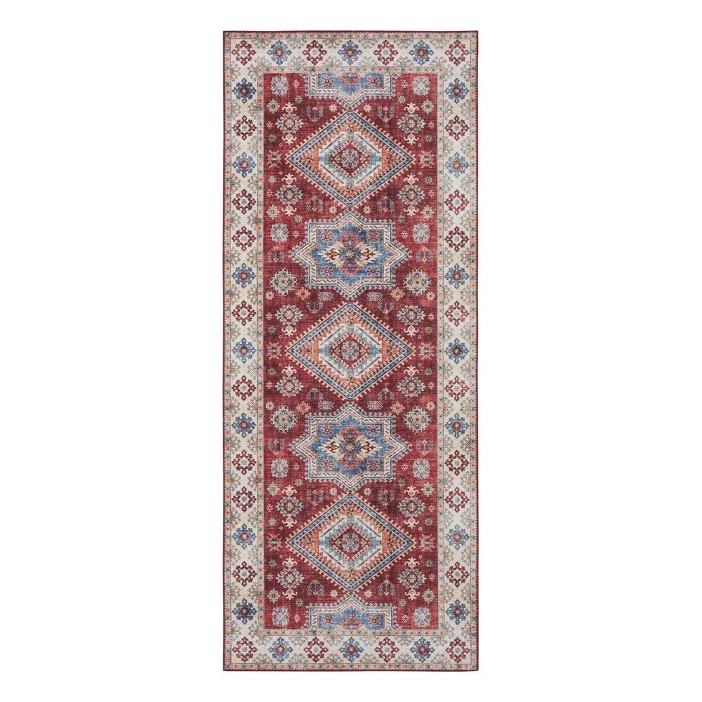 Červený běhoun Nouristan Gratia, 80 x 200 cm v:1331800