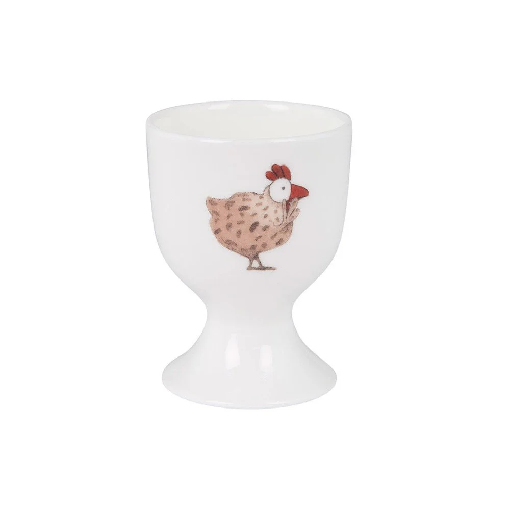 Stojánek na vajíčka z kostního porcelánu Ashdene Ruby Red London Chicken v:1068970