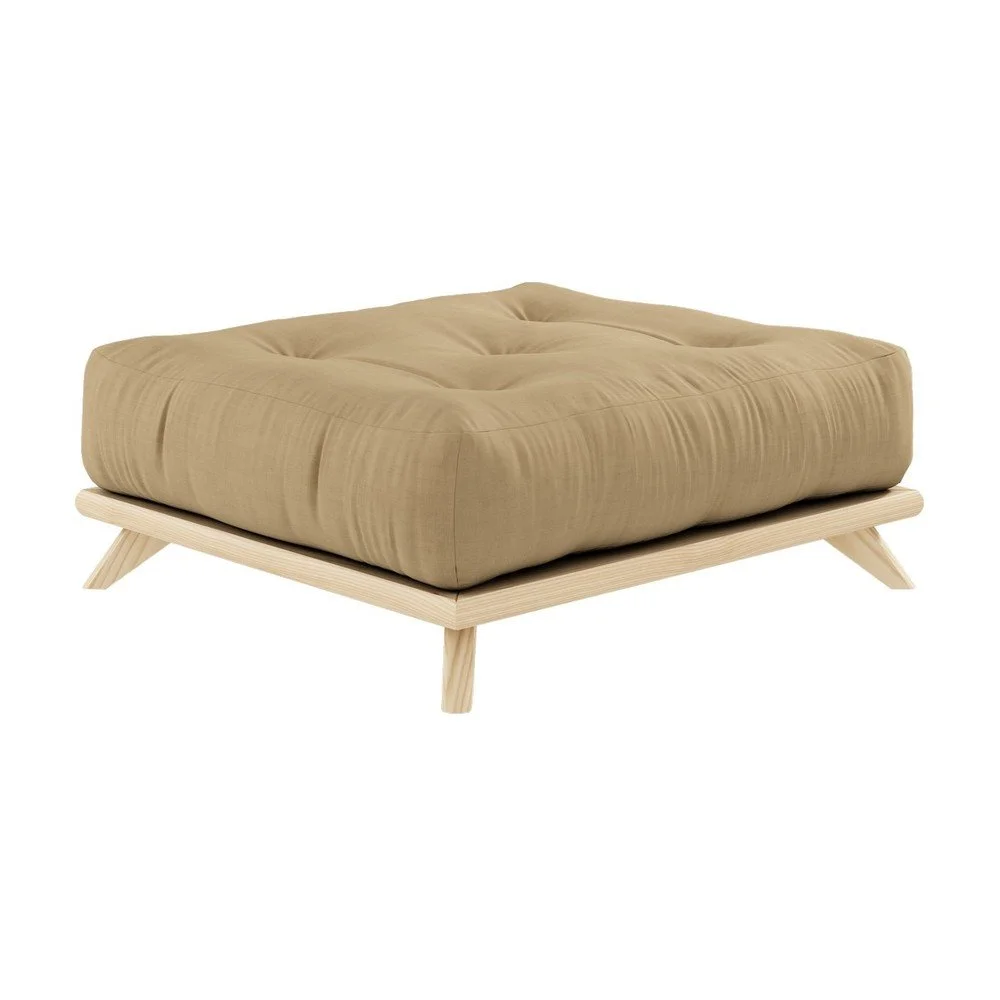 Podnožka Karup Design Senza Natural Clear/Wheat Beige v:1432727