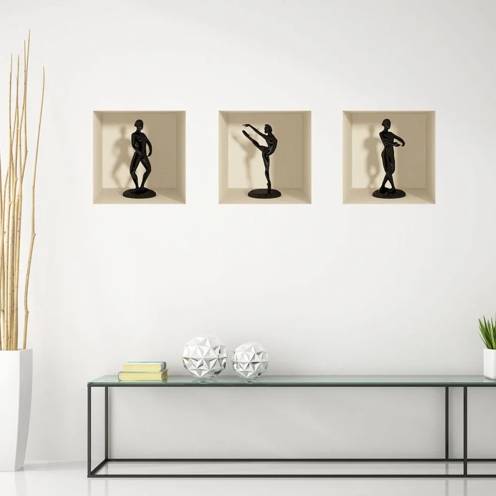 Samolepka s 3D efektem Fanastick Ballerina v:924656