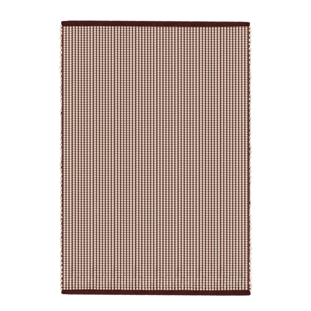 Vínový/v přírodní barvě ručně tkaný vlněný koberec 200x300 cm Talo – noo.ma v:1916398