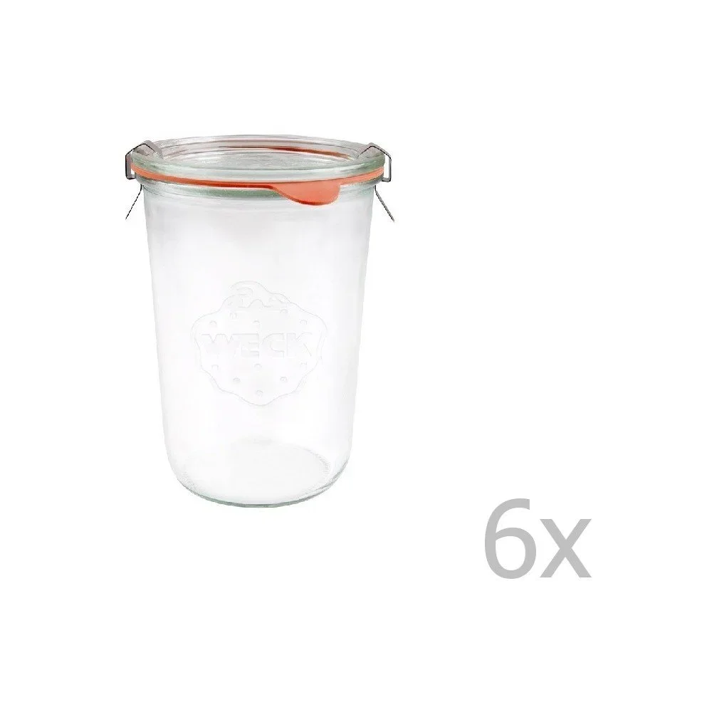 Sada 6 zavařovacích sklenic Weck Sturz, 850 ml v:1289818