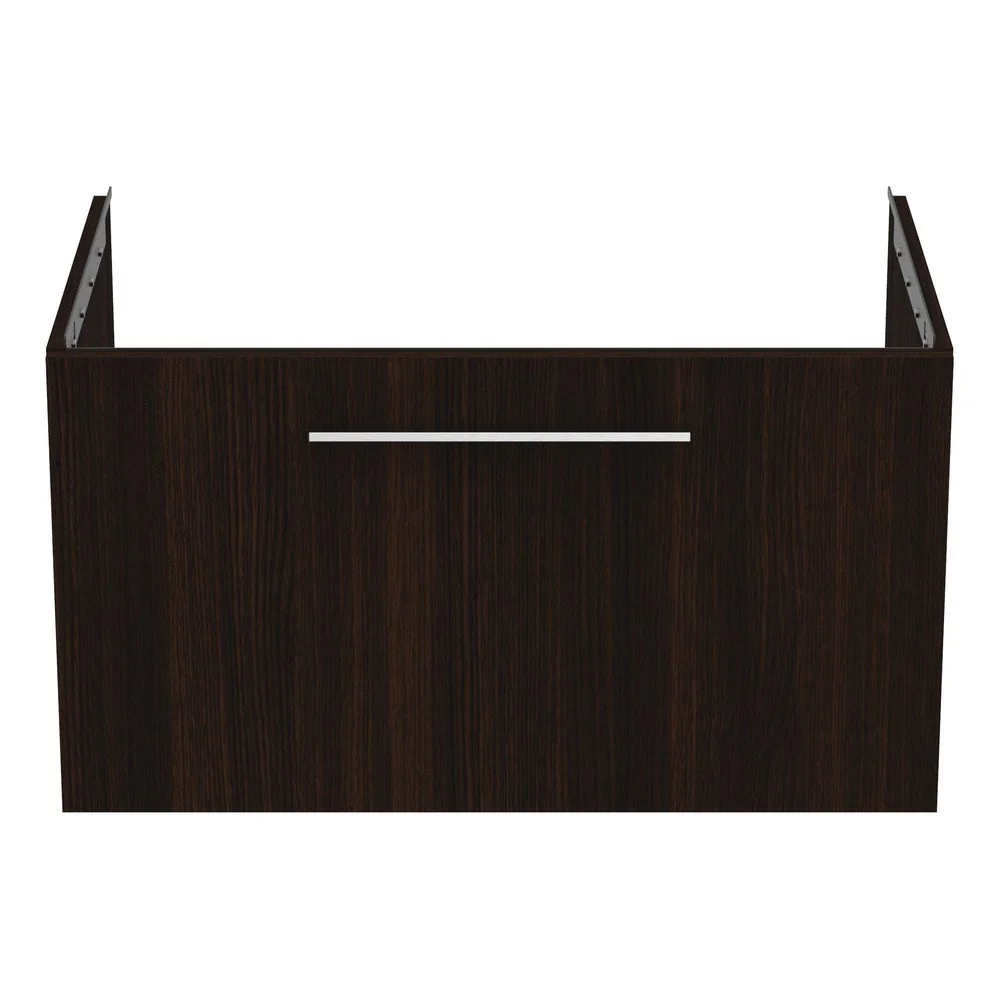 Tmavě hnědá závěsná skříňka pod umyvadlo v dekoru dubu 80x44 cm i.Life B – Ideal Standard v:1647948