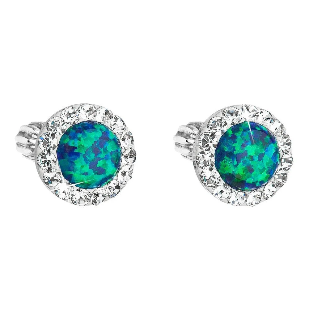 Zelené náušnice Je Veux Royal, ⌀ 8 mm v:1152278