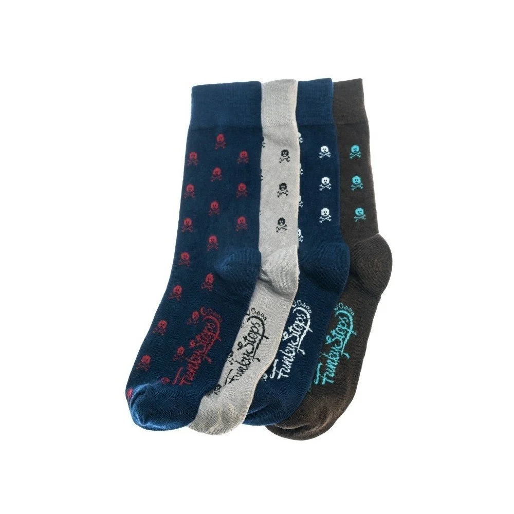 Sada 4 párů unisex ponožek Funky Steps Elliot, velikost 39/45 v:927780