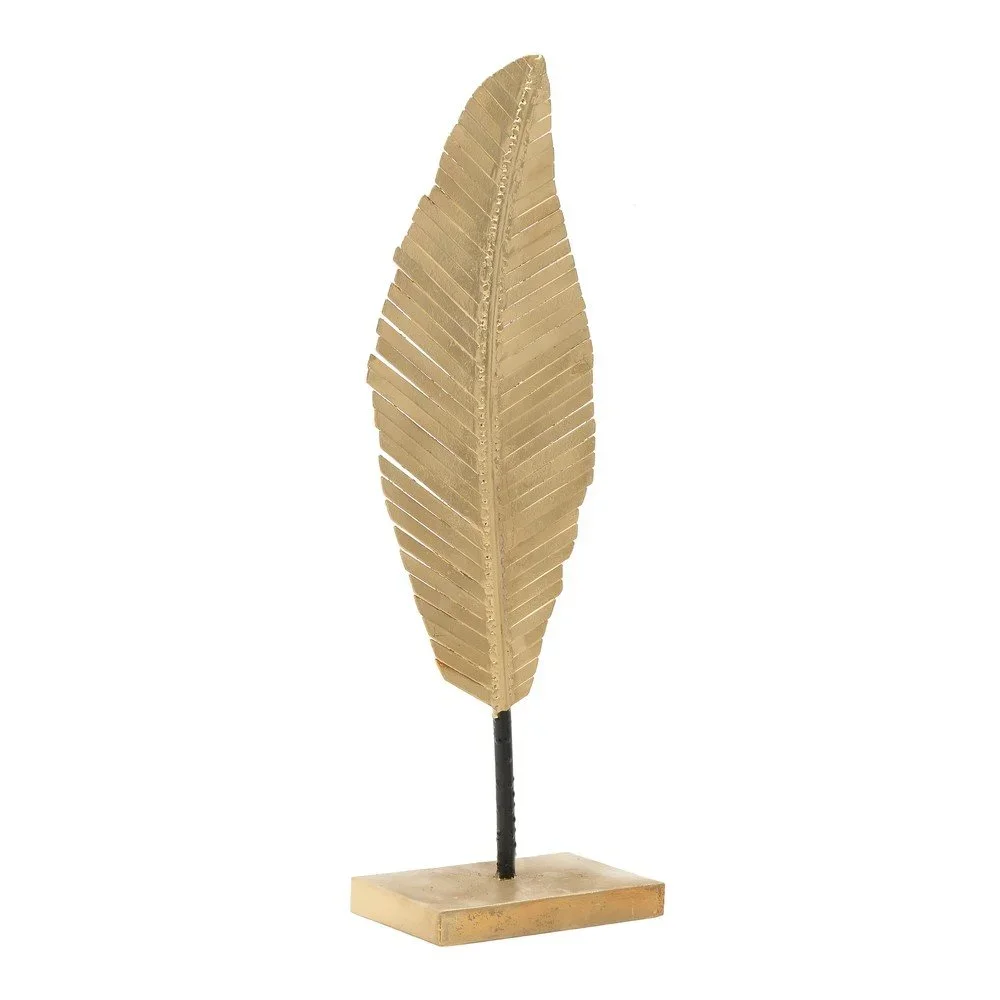 Dekorace ve zlaté barvě InArt Leaf, výška 60 cm v:1200180