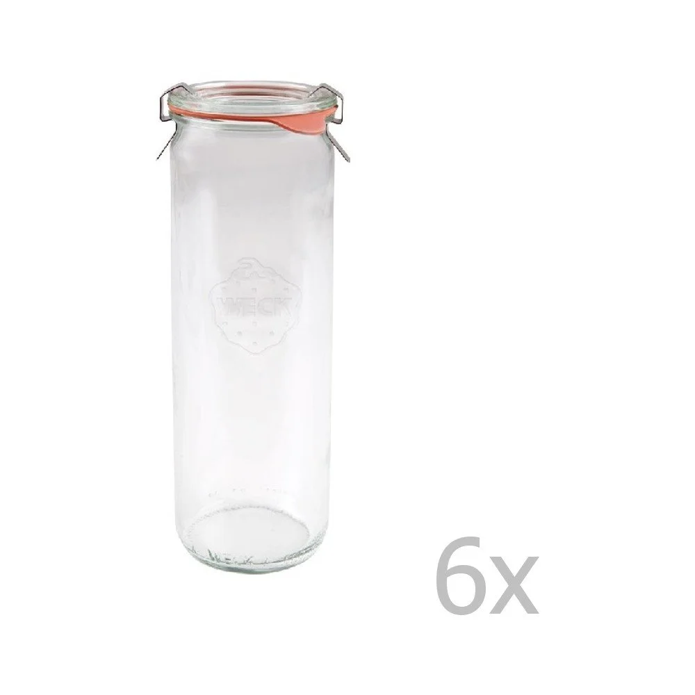 Sada 6 zavařovacích sklenic Weck Zylinder, 600 ml v:1289846