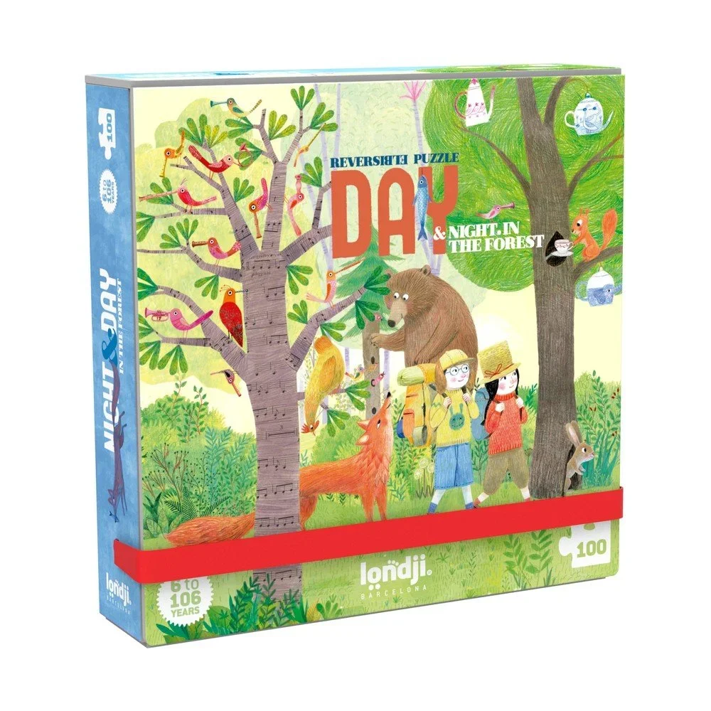 Kapesní puzzle den v lese Londji, 100 dílků v:1356599