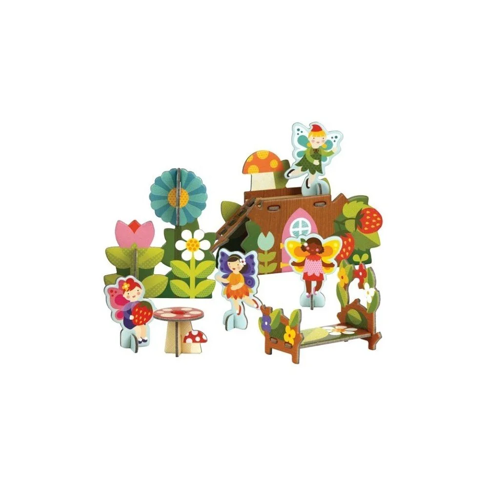 3D puzzle Petit collage Fairies v:1117656 3D puzzle Petit collage Fairies v:1117656