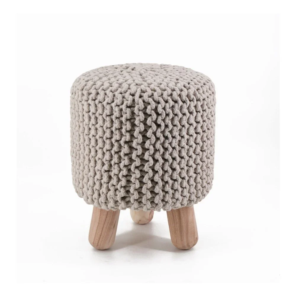 Stolička s háčkováním Moycor Natural, vysoká v:701090