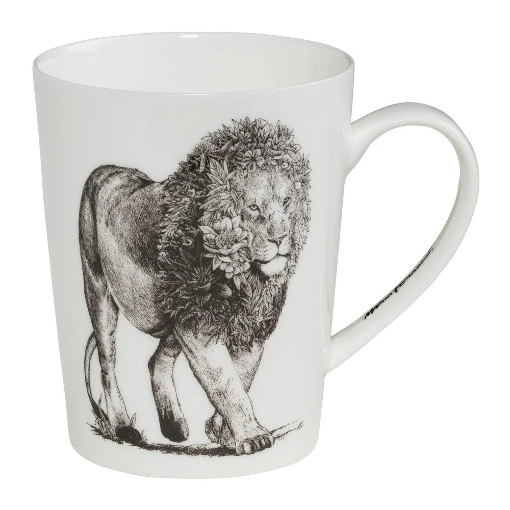 Bílý porcelánový hrnek Maxwell & Williams Marini Ferlazzo Lion, 450 ml v:1421927